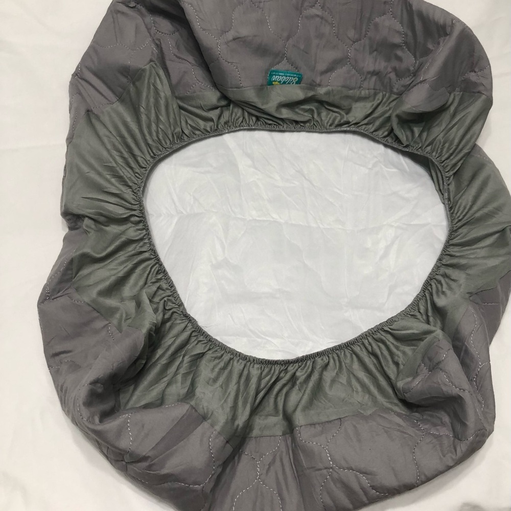 Waterproof Fitted Mattress quilted crib N play  Cover.27”X 39”+5”
